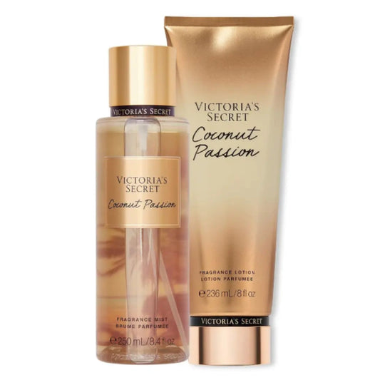 KIT VICTORIA'S SECRET COCONUT PASSION (HIDRATANTE 236ML + BODY SPLASH 250ML)