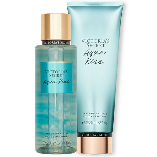KIT VICTORIA'S SECRET AQUA KISS (HIDRATANTE 236ML + BODY SPLASH 250ML)