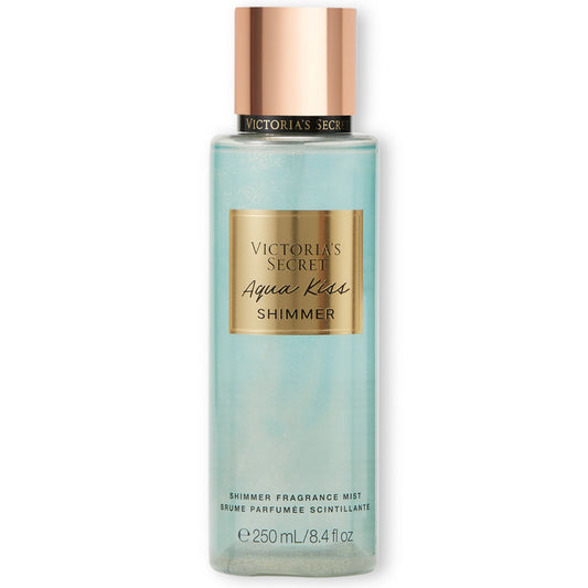 KIT VICTORIA'S SECRET AQUA KISS SHIMMER (HIDRATANTE 236ML + BODY SPLASH 250ML)